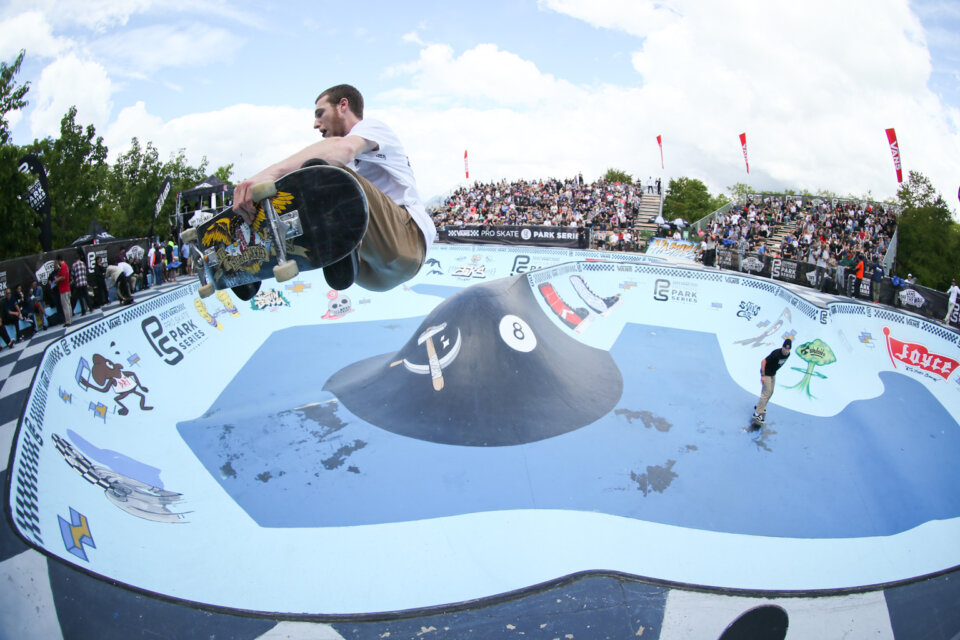 Grant Taylor, f/s air over the hip at Hastings.  Photo: Anthony Acosta</span>
